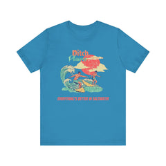 Surfer T-Shirt - Ditch Plains, Montauk, NY Design