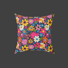 Groovy Garden - Spun Polyester Square Pillow