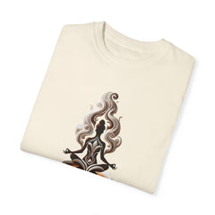Coffee and Yoga Unisex Garment-Dyed T-shirt