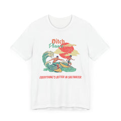 Surfer T-Shirt - Ditch Plains, Montauk, NY Design