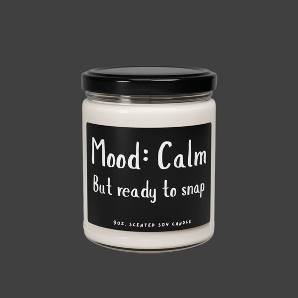 Calm Mood Scented Soy Candle - 9oz | Relaxing Home Fragrance