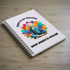 Time is an illusion - Spiral Notebook - Ruled Line