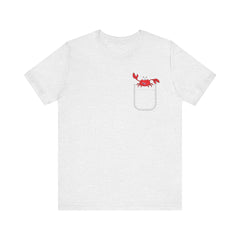 Cute Crab Pocket Tee - Unisex Jersey Short Sleeve T-Shirt