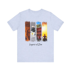 Layers of Zen Unisex Jersey Tee - Mindfulness & Peaceful Vibes