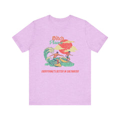 Surfer T-Shirt - Ditch Plains, Montauk, NY Design
