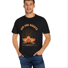 Rise and Radiate, Zen Shirt, Motivational Tee, Gift for Her, Yoga Apparel