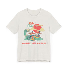 Surfer T-Shirt - Ditch Plains, Montauk, NY Design