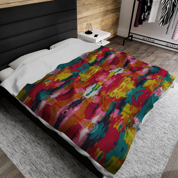 Festival Spirit - Velveteen Plush Blanket