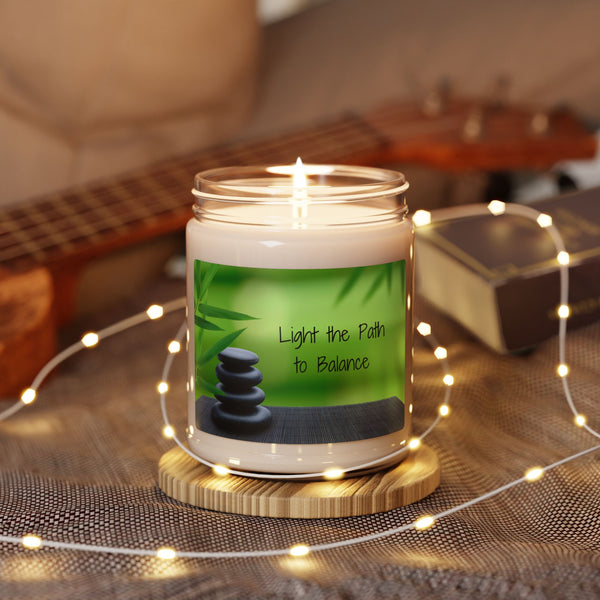 Light the Path to Balance - Scented Soy Candle, 9oz
