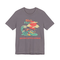 Surfer T-Shirt - Ditch Plains, Montauk, NY Design