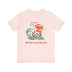 Surfer T-Shirt - Ditch Plains, Montauk, NY Design