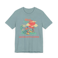 Surfer T-Shirt - Ditch Plains, Montauk, NY Design