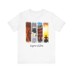 Layers of Zen Unisex Jersey Tee - Mindfulness & Peaceful Vibes