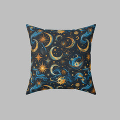 Night Sky Rhapsody - Spun Polyester Square Pillow