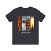 Layers of Zen Unisex Jersey Tee - Mindfulness & Peaceful Vibes
