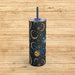 Night Sky Rhapsody - Maars Maker Skinny Matte Tumbler, 20oz