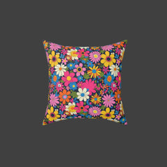 Groovy Garden - Spun Polyester Square Pillow