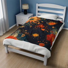 Galactic Radiance - Velveteen Plush Blanket