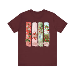 Strawberry Delight Unisex Jersey Tee - Perfect for Gardening Enthusiasts and Summer Celebrations