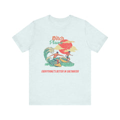 Surfer T-Shirt - Ditch Plains, Montauk, NY Design