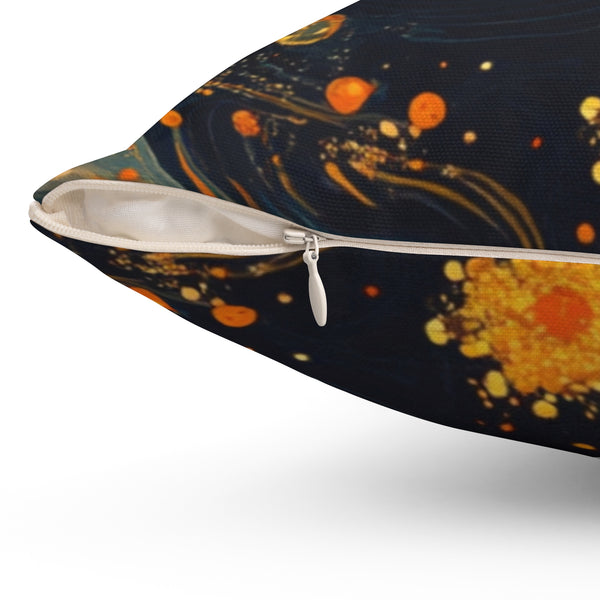 Galactic Radiance - Spun Polyester Square Pillow