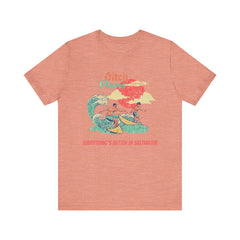 Surfer T-Shirt - Ditch Plains, Montauk, NY Design