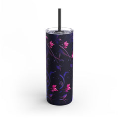 Mystic Butterfly - Maars Maker Skinny Matte Tumbler, 20oz