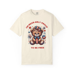 Unisex Garment-Dyed T-Shirt - Un-Bear-Ably Proud Bear Design for Celebrations