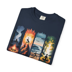 Yoga Art Unisex Garment-Dyed T-Shirt - Relaxed Fit for Mindfulness and Meditation