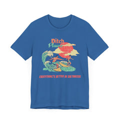 Surfer T-Shirt - Ditch Plains, Montauk, NY Design