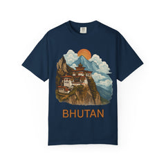 Scenic Bhutan T-Shirt, Travel Tee, Nature Lover Gift, Unisex Graphic T-Shirt, Adventure Clothing, Cultural Souvenir