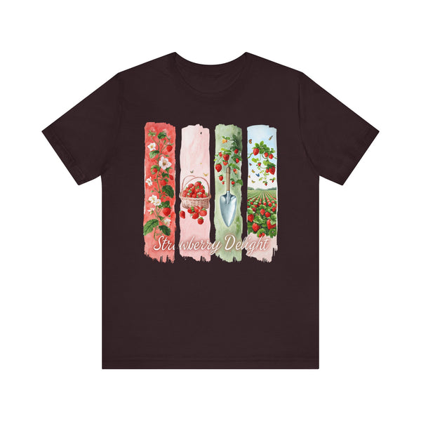 Strawberry Delight Unisex Jersey Tee - Perfect for Gardening Enthusiasts and Summer Celebrations