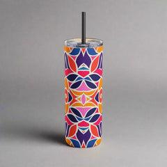 Boho Blossom - Maars Maker Skinny Matte Tumbler, 20oz
