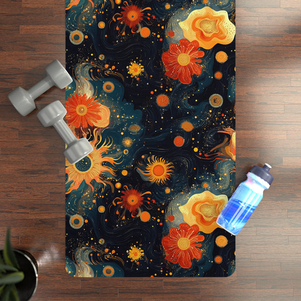 Galactic Radiance - Rubber Yoga Mat