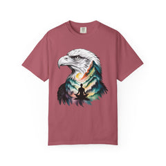 Eagle Spirit Unisex Garment-Dyed T-shirt - Nature Meditation Design