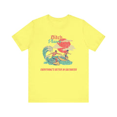 Surfer T-Shirt - Ditch Plains, Montauk, NY Design