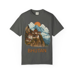 Scenic Bhutan T-Shirt, Travel Tee, Nature Lover Gift, Unisex Graphic T-Shirt, Adventure Clothing, Cultural Souvenir