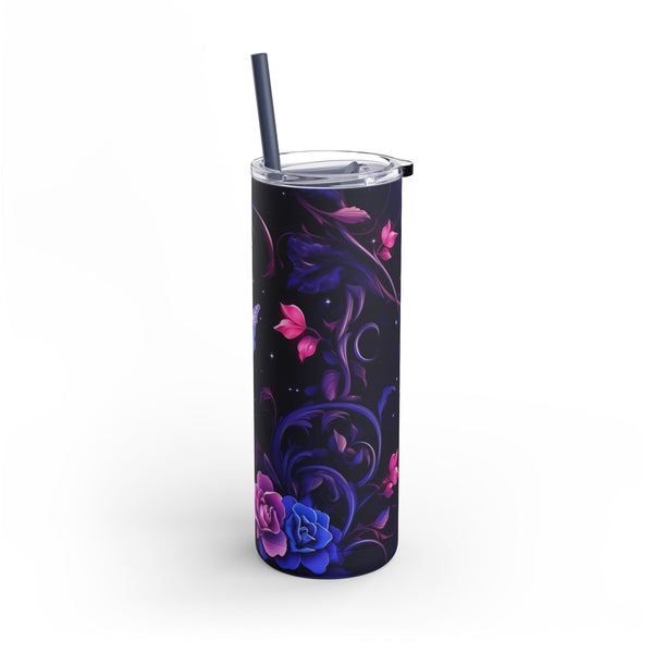Mystic Butterfly - Maars Maker Skinny Matte Tumbler, 20oz