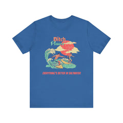 Surfer T-Shirt - Ditch Plains, Montauk, NY Design