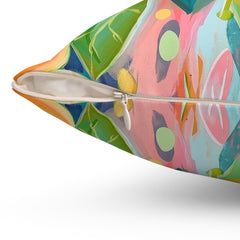 Botanic Bliss - Spun Polyester Square Pillow