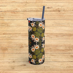 Zen Garden Bloom - Maars Maker Skinny Matte Tumbler, 20oz