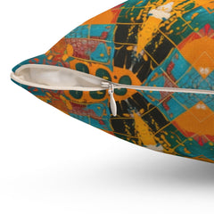 Solar Nexus - Spun Polyester Square Pillow