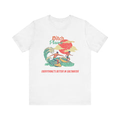 Surfer T-Shirt - Ditch Plains, Montauk, NY Design