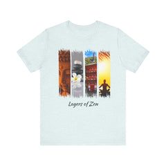 Layers of Zen Unisex Jersey Tee - Mindfulness & Peaceful Vibes