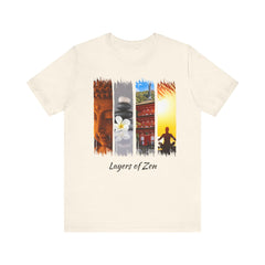 Layers of Zen Unisex Jersey Tee - Mindfulness & Peaceful Vibes