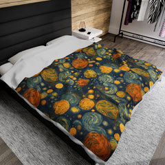 Solar Odyssey - Velveteen Plush Blanket