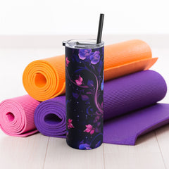 Mystic Butterfly - Maars Maker Skinny Matte Tumbler, 20oz