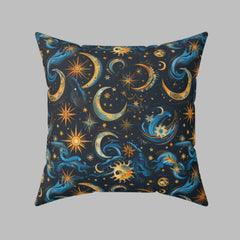 Night Sky Rhapsody - Spun Polyester Square Pillow
