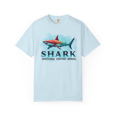 Emotional Support Shark T-Shirt - Unisex Garment-Dyed Tee