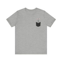Zebra Pocket Unisex Tee - Casual Summer Style